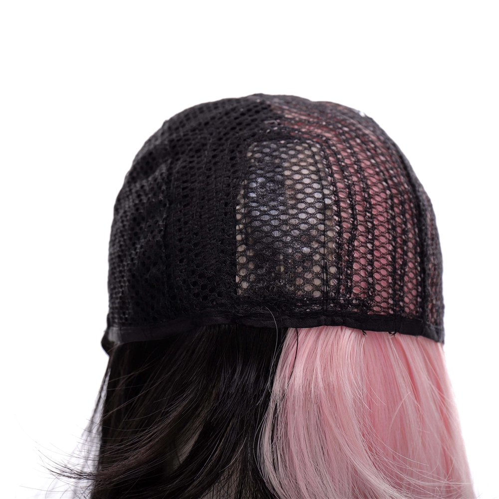 Bộ Tóc Giả Thẳng Dài Màu Hồng Và Đen Hóa Trang Lolita Xinh Xắn