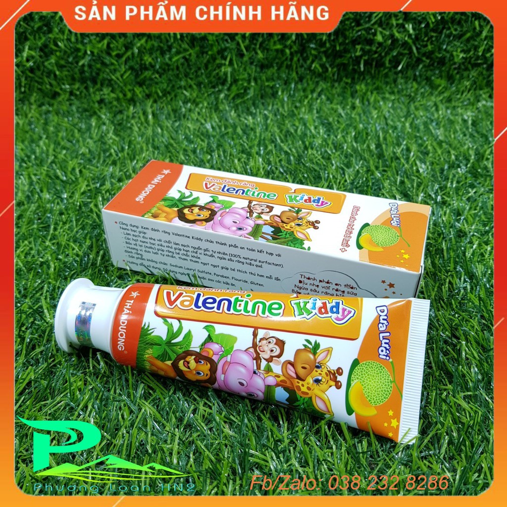 Kem đánh răng trẻ em Valentine Kiddy Thái Dương 50g