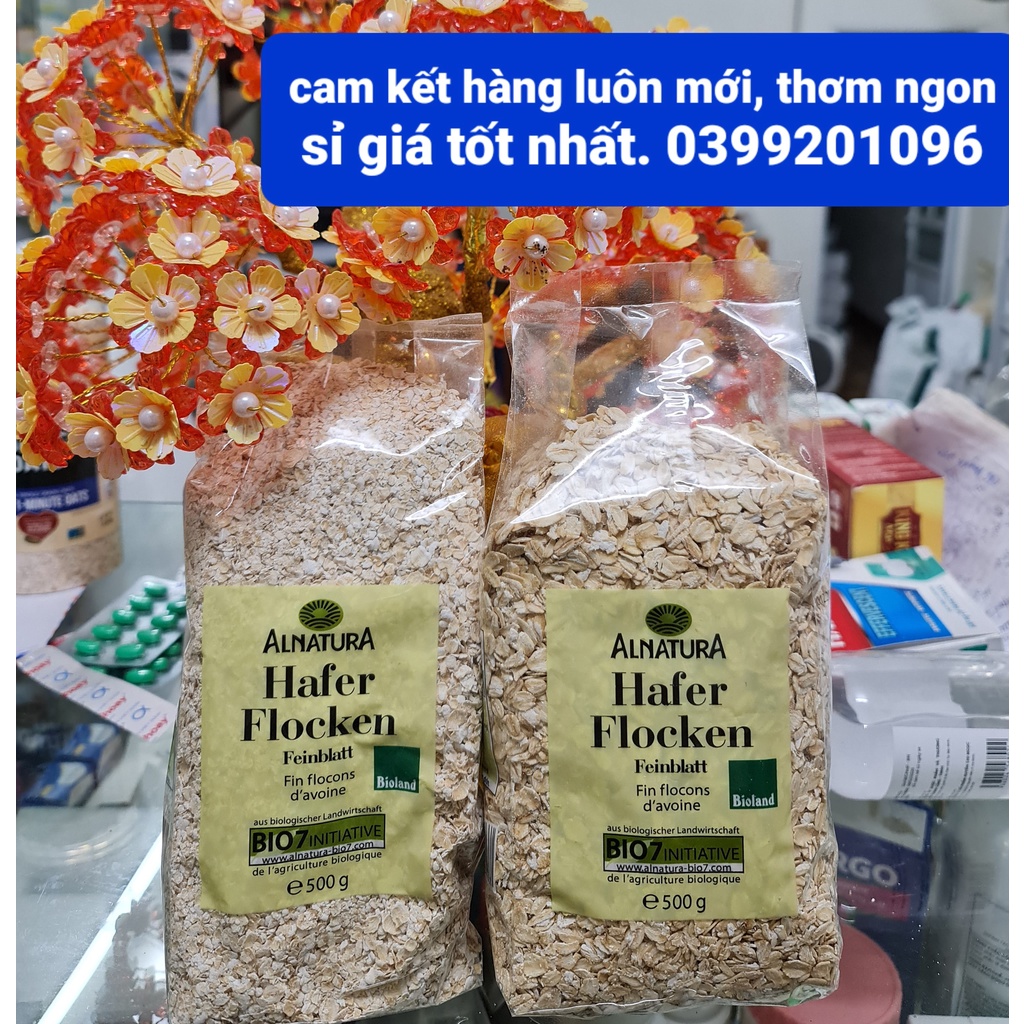 Yến mạch đức Hafer Flocken 500g date mới