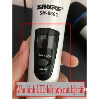 Micro không dây shure DH866G