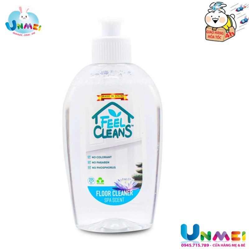 Nước lau sàn FeelCleans – Spa Scent - 275ml
