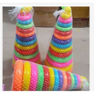 Tháp xếp chồng vịt 9 và 13 vòng tròn