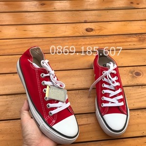 [SALE] Giày CV Chuck 2 (II) Đỏ Tươi Cổ Thấp Nam/ Nữ