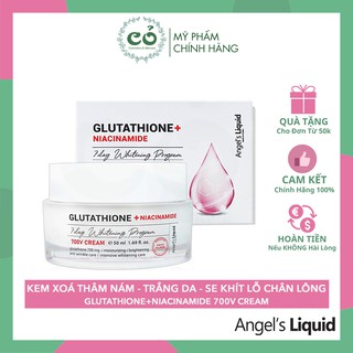 Kem Dưỡng Trắng Da Angel's Liquid 7Day Whitening Program Glutathione Plus Niacinamide 700V Cream 50ML