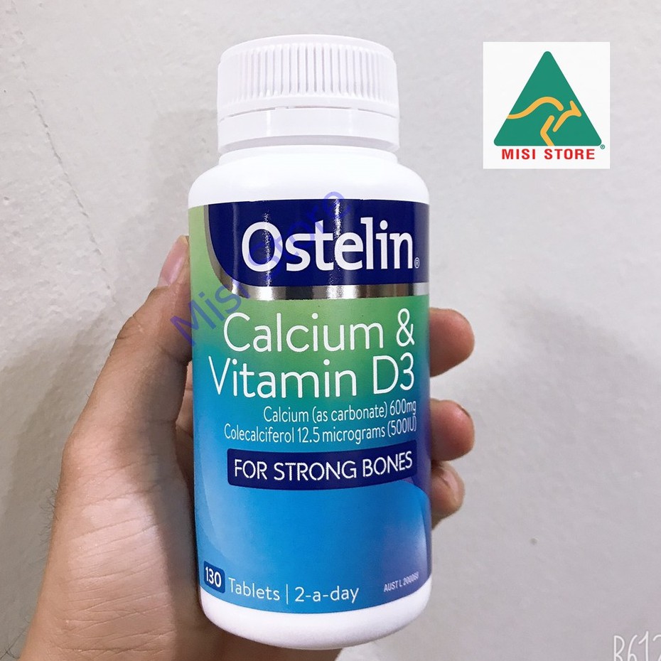 Canxi cho bà bầu, Calcium & Vitamin D3 Ostelin
