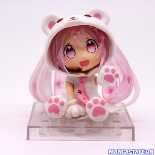 Chibi Figure Snow Miku Bear