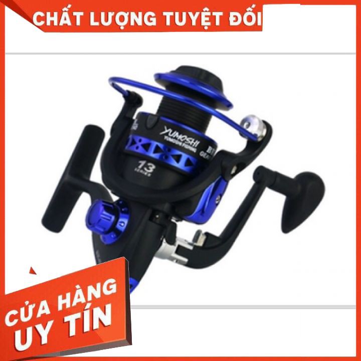 Máy CÂU CÁ BK YOMOSHI Kim Loại Siêu Bền Đủ Size ( TẶNG CƯỚC CACBON 100M SHIMANO ) MÁY CÂU ĐỨNG KIM LOẠI YOMOSHI BK