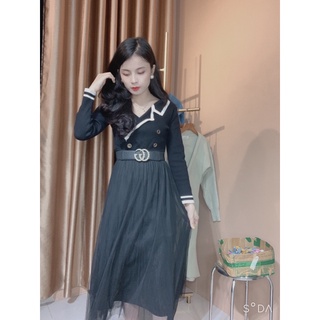đầm len si vip