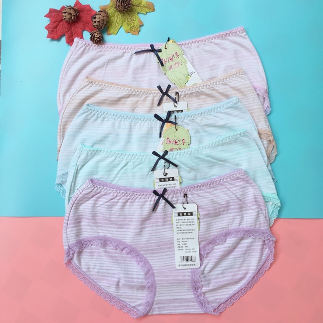 Xả kho thanh lý lỗ vốn quần lót nữ cotton 100% chất đẹp số lượng có hạn