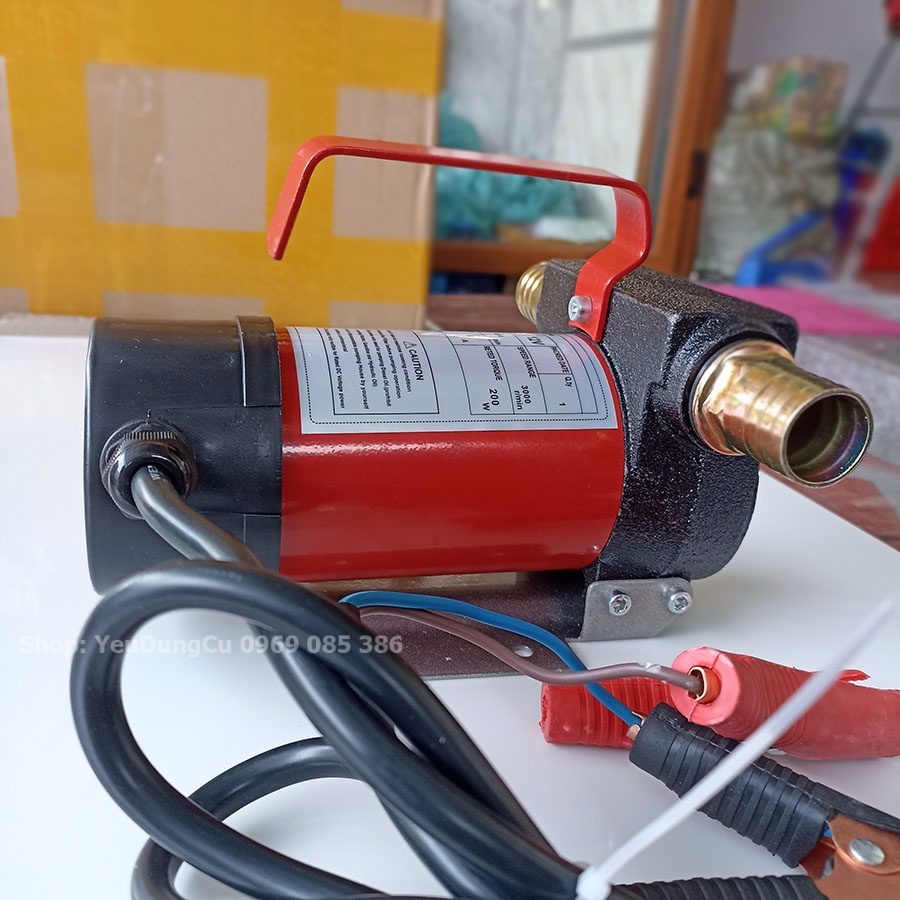 Máy bơm dầu nhớt diesel ORIENTAL 12V 24V 220V 200W bơm nhiên liệu công suất lớn