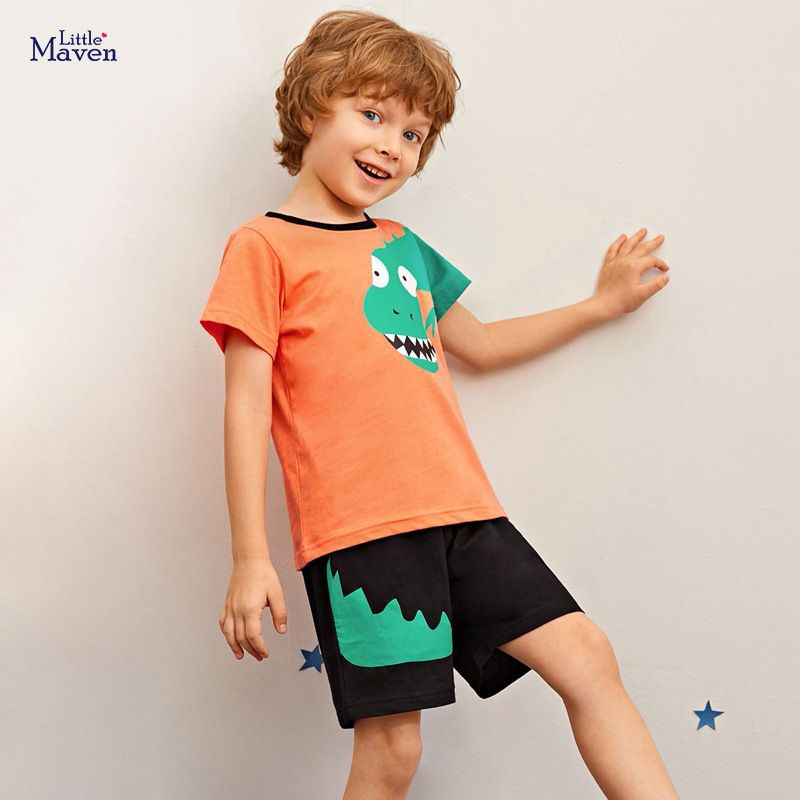 Bộ Maven khủng long xanh áo cam