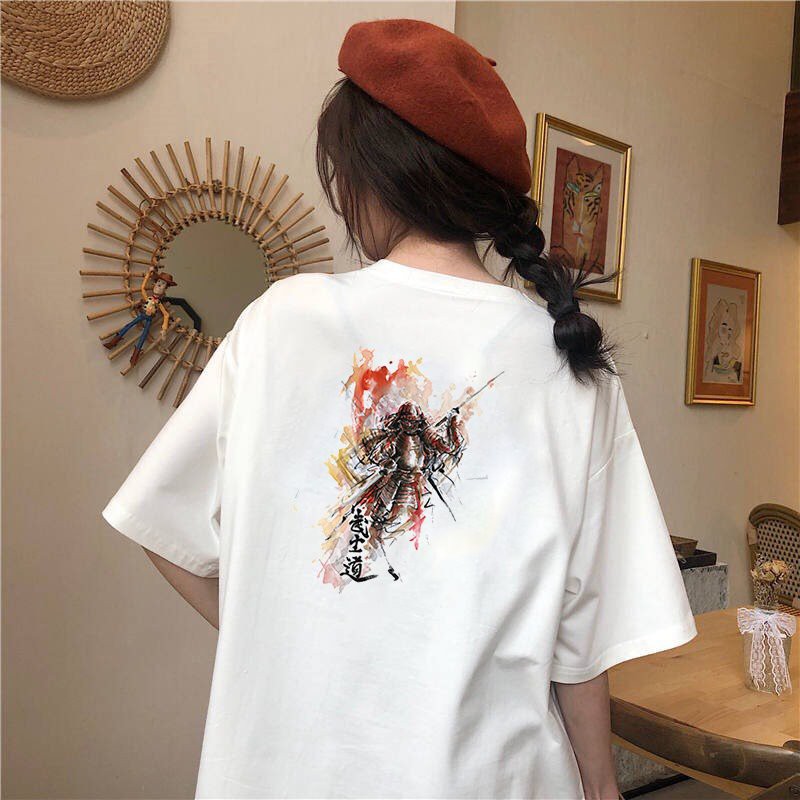 Áo thun nữ tay lỡ form rộng phong cách Nhật Bản đẹp độc lạ vải dày mịn 2020T1657