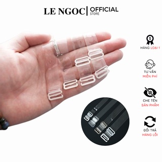 Cặp dây áo ngực trong suốt mặc áo đầm hở vai Lê Ngọc 208