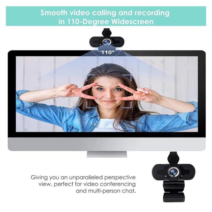 Webcam Homecindy33 Full Hd 1080p kèm MIC cho máy tính