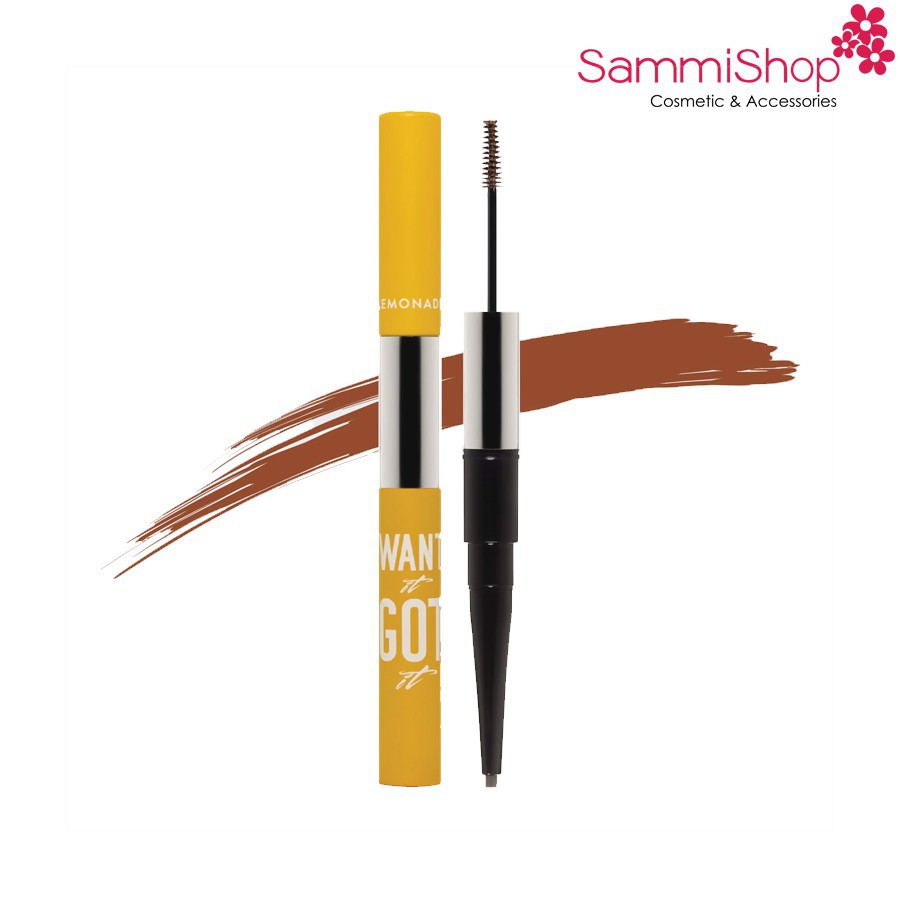 [Chính hãng] LEMONADE WANT IT GOT IT DUAL EYEBROW - CHÌ KẺ MÀY HAI ĐẦU CHO LÔNG MÀY HOÀN HẢO | BigBuy360 - bigbuy360.vn
