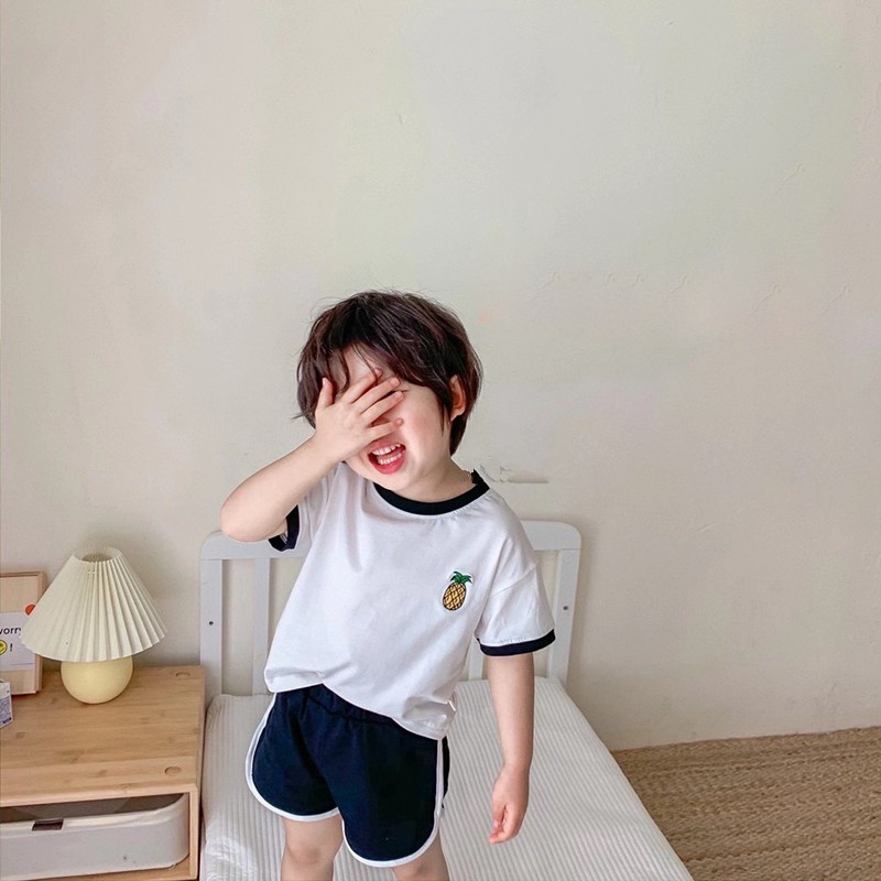 [S040] Set mặc nhà quần short cho bé sz 90-130 | FOM NHỎ