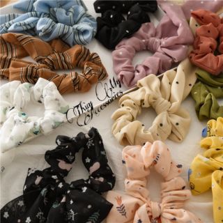 Cột tóc vải nơ scrunchies- Thùy My Accessories
