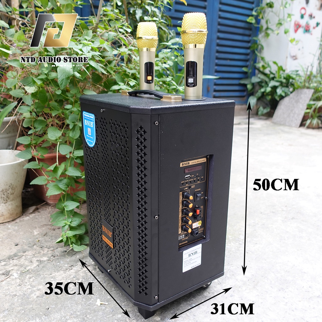 Loa Kéo BNIB 0899 Loa kẹo kéo bass 20 hát karaoke tích hợp bluetooth tích hợp Micro không dây Bảo Hành 12 Tháng