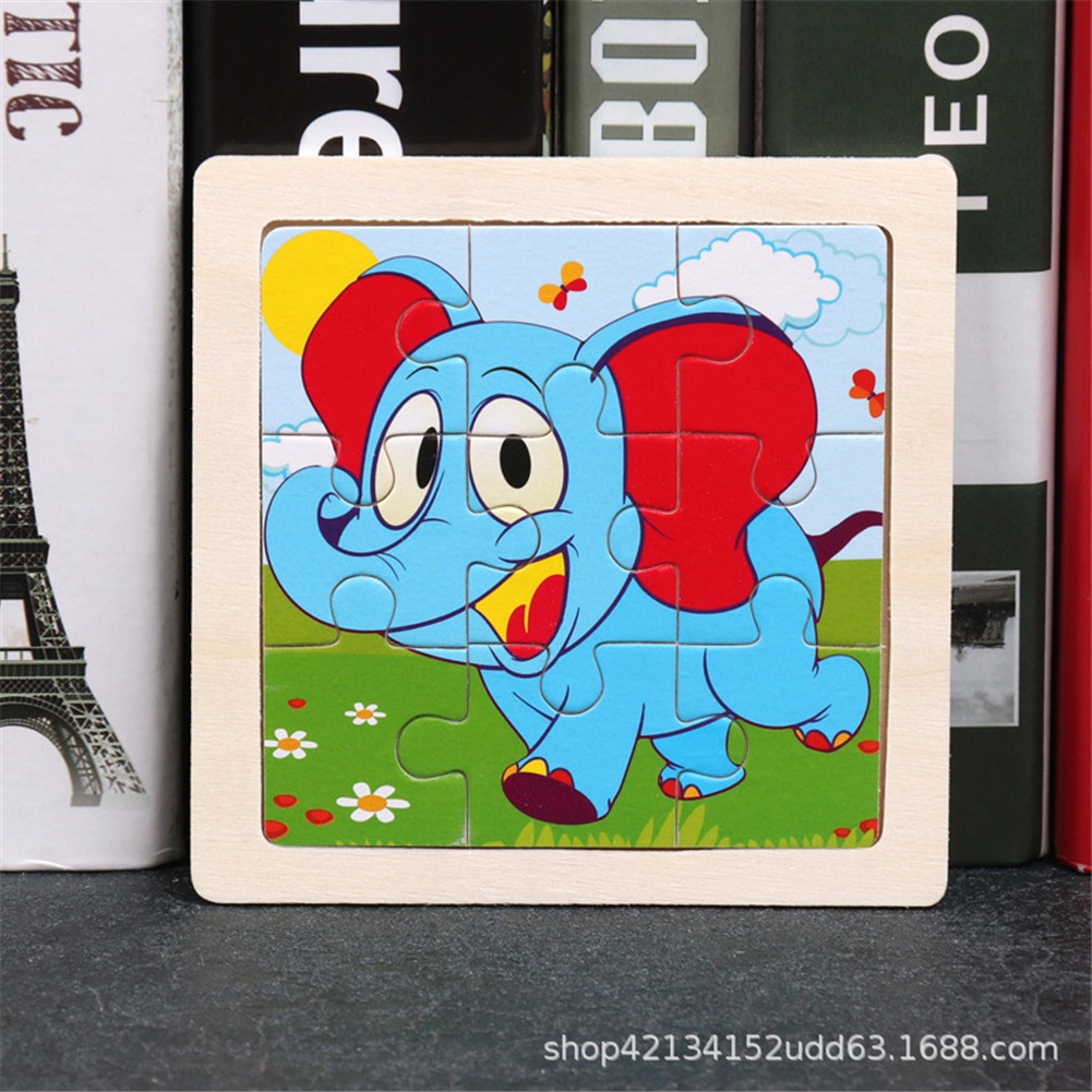 Đồ chơi ghép hình 9 mảnh size 11*11cm giúp phát triển trí tuệ cho bé 2 3 4 tuổi