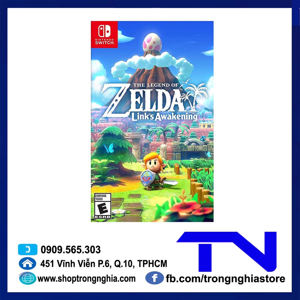 [Mã ELHAMS5 giảm 6% đơn 300K] Băng game Nintendo Switch - The Legend of Zelda: Link's Awakening