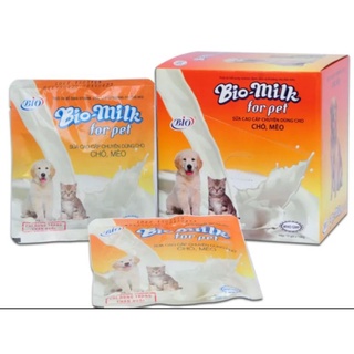 Bio- milk for pet sữa cao cấp chuyên dùng cho chó mèo bổ sung vitamin, đạm, béo và khoáng 100g