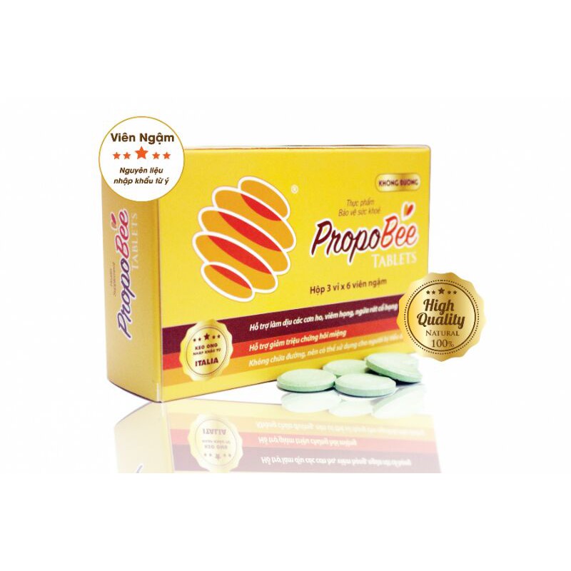 VIÊN NGẬM PROPOBEE TABLETS (bà bầu và bệnh nhân tiểu đường đều dùng được)
