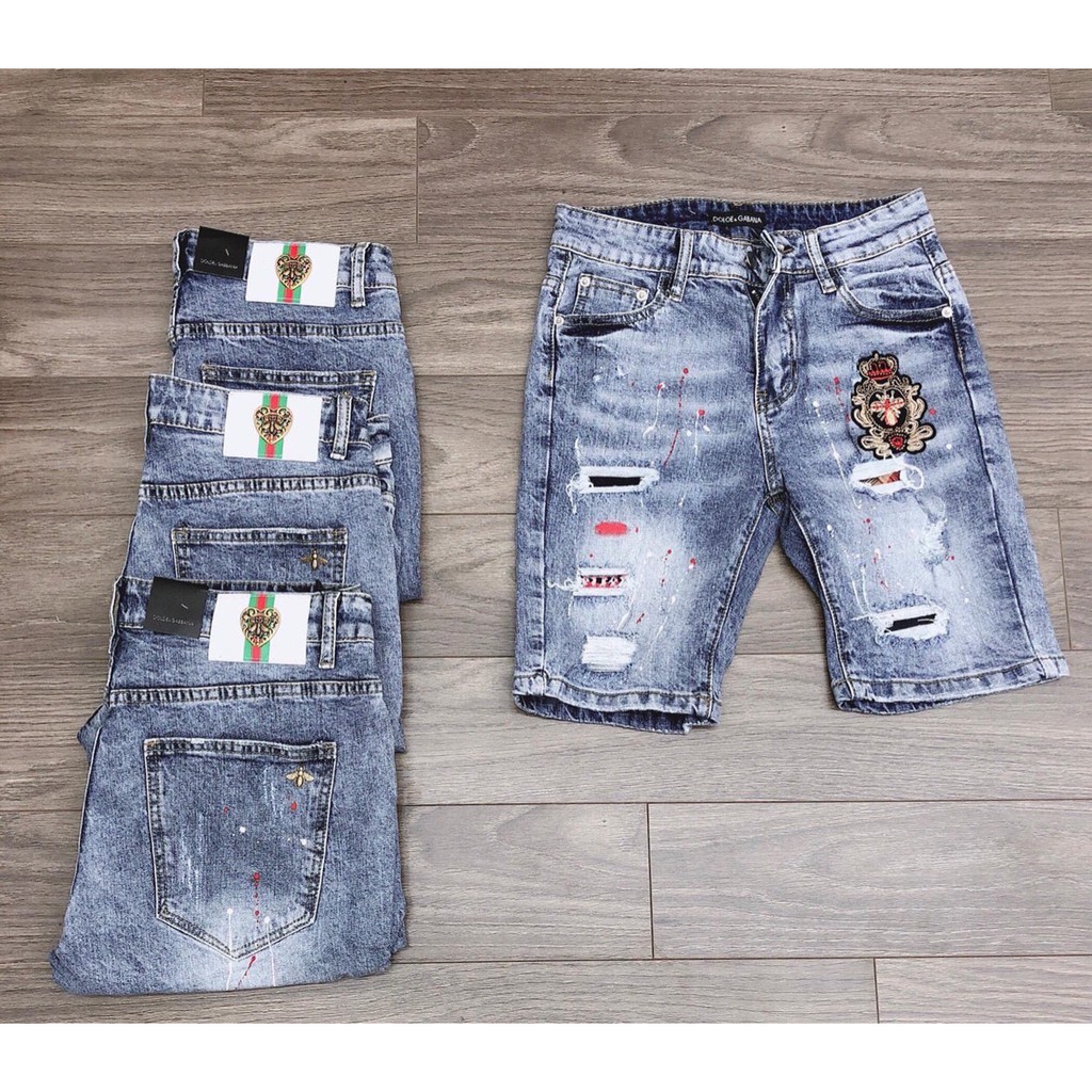 Quần short Nam jean chất bò co dãn thoải mái (MT SHOP) quần lửng jeans NHIỀU MẪU ĐẸP 2022
