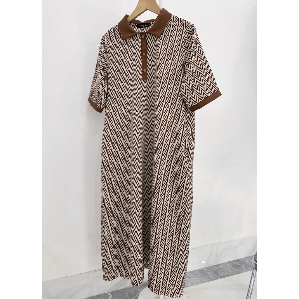 Váy suông cotton - Đầm thun tay lỡ