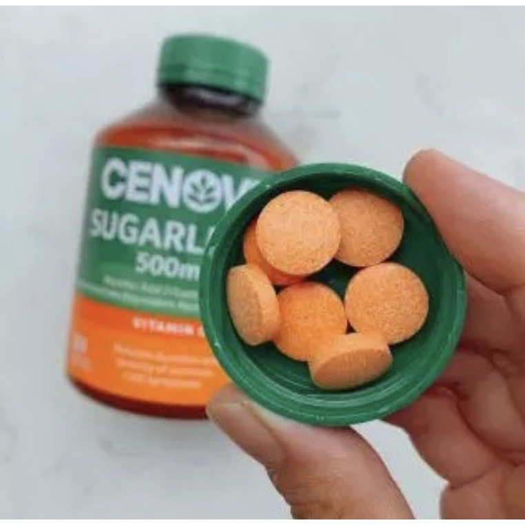 Viên Ngậm Vitamin C Không đường 500mg 300 Viên Cenovis Úc