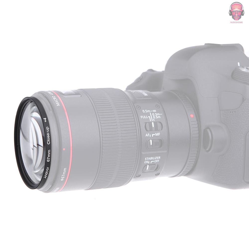 Mới Bộ Lọc Ống Kính Máy Ảnh Andoer 67mm Uv + Cpl + 4 + Star 8-point