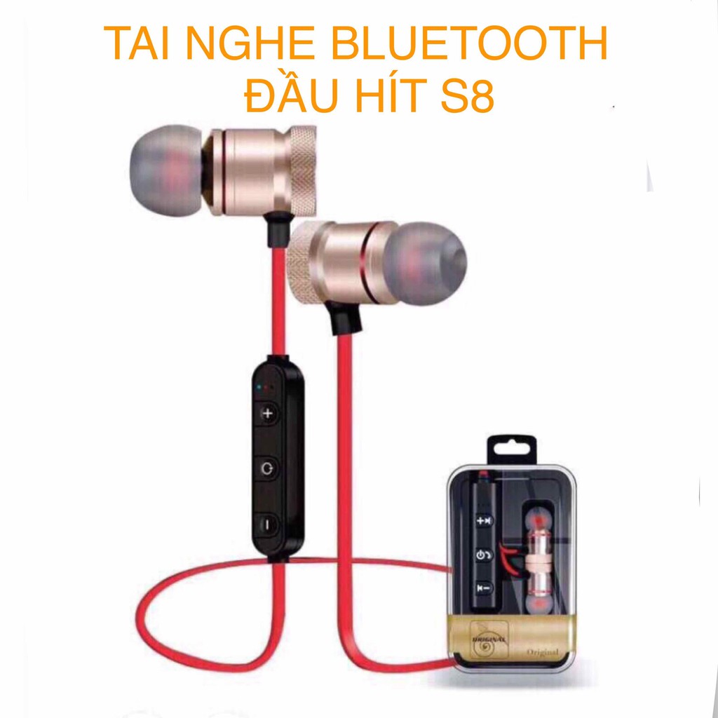 Tai nghe Bluetooth 2 Tai S8 - âm thanh chất lượng, nhỏ gọn - phukienason