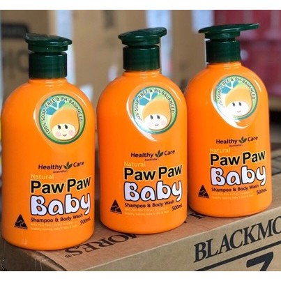 Sữa Tắm Đu Đủ Paw Paw Baby Healthy Care 500ml Úc