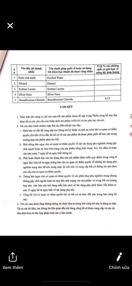 Xịt kháng khuẩn SILVER NANO Bạc 240ml - Sở Y Tế Cấp Giấy Phép Kiểm Định | BigBuy360 - bigbuy360.vn