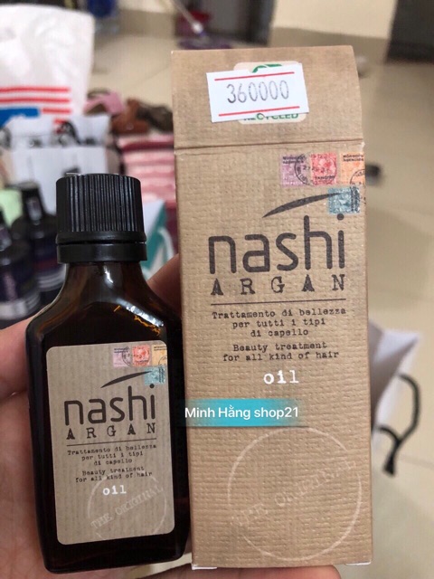 Tinh dầu dưỡng nashi argan 30ml, 100ml