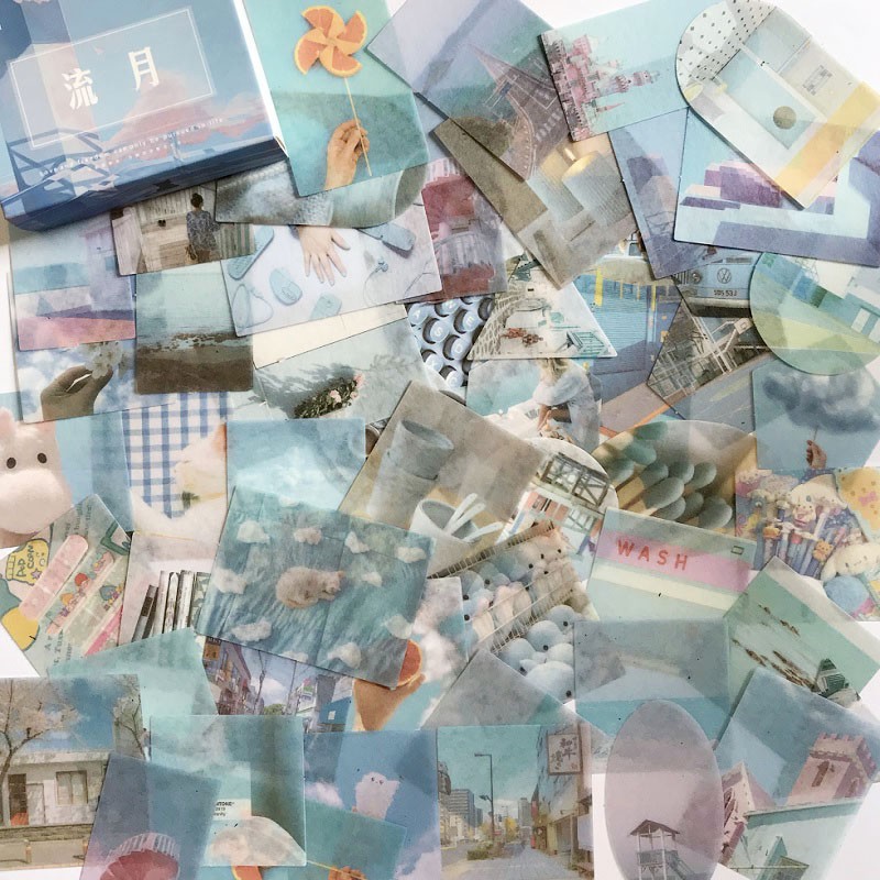 Hộp 100 sticker giấy SH1001 Gachini