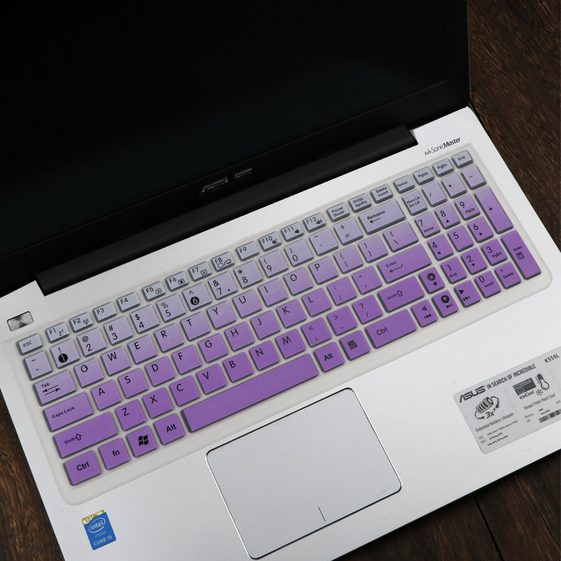 Miếng Dán Bảo Vệ Bàn Phím Bằng Silicon Siêu Mỏng Cho Asus E502Na 15.6 Inch