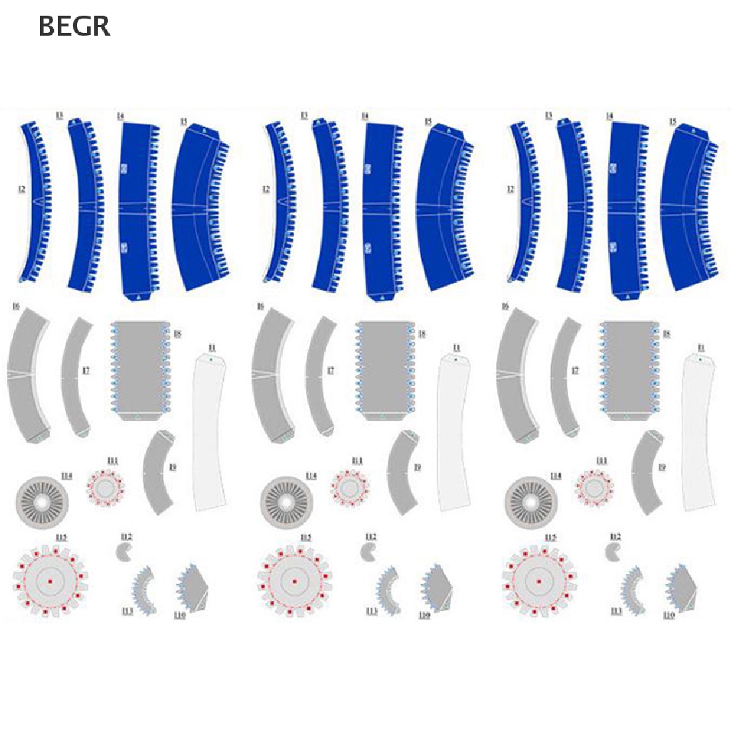 Mô Hình Máy Bay Boeing 747 3D Bằng Giấy Tỉ Lệ 1: 144