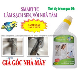 Dung dịch vệ sinh thông minh Smart TS: tẩy mọi cặn canxi trên inox, vòi sen
