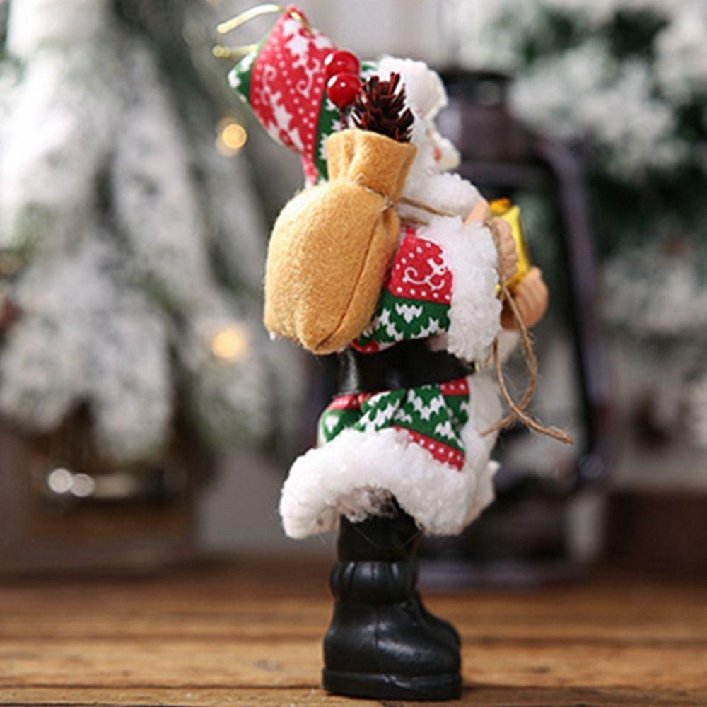 YIYU Búp Bê Hình Ông Già Noel Trang Trí Bàn Trong Nhà / Ngoài Trời Cho Bé Dịp Năm Mới