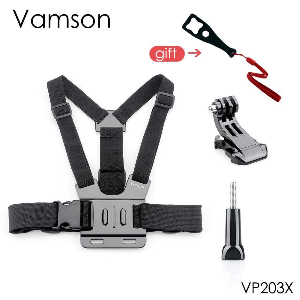 Bộ Phụ Kiện Gắn Máy Quay Hành Trình Gopro 9 Gopro Hero 10 9 8 7 5 6 4 Xiaomi Yi 4K VP203