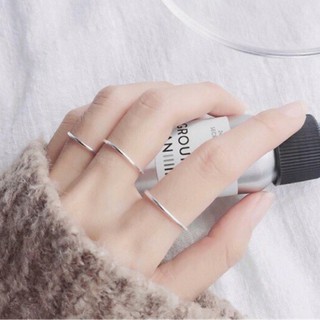 Nhẫn bạc trơn nhẫn tròn bạc cao cấp