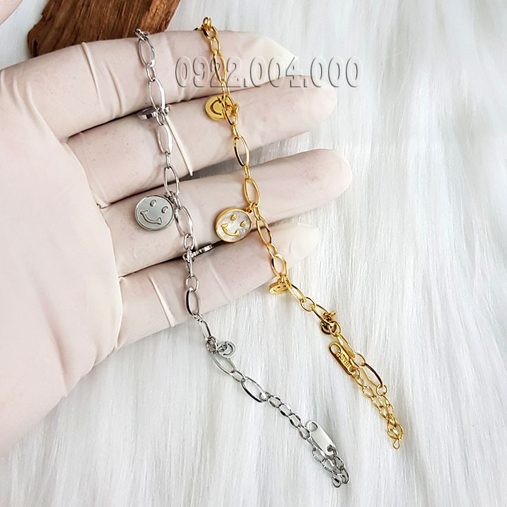Lắc tay luôn luôn mỉm cười, lắc tay nữ mặt cười LZ1659