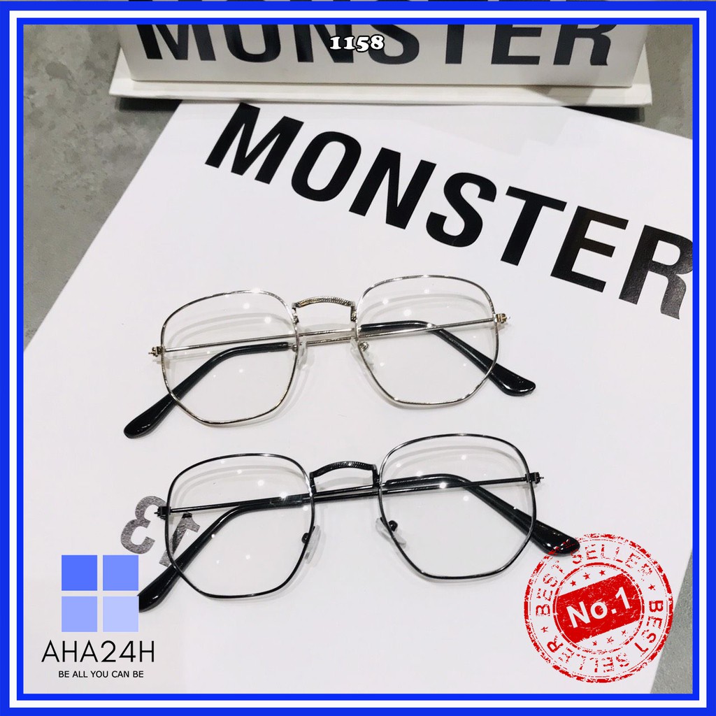 Mắt kính ulzzang /206/ hot trend nhiều màu❤️FREESHIP❤️gọng kính mát nam nữ sành điệu AH1158 | BigBuy360 - bigbuy360.vn