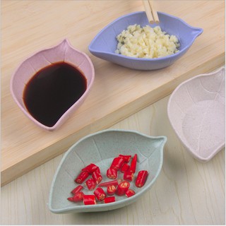 [SỈ SLL] - Chén Chấm Lúa Mạch Hình Chiếc Lá