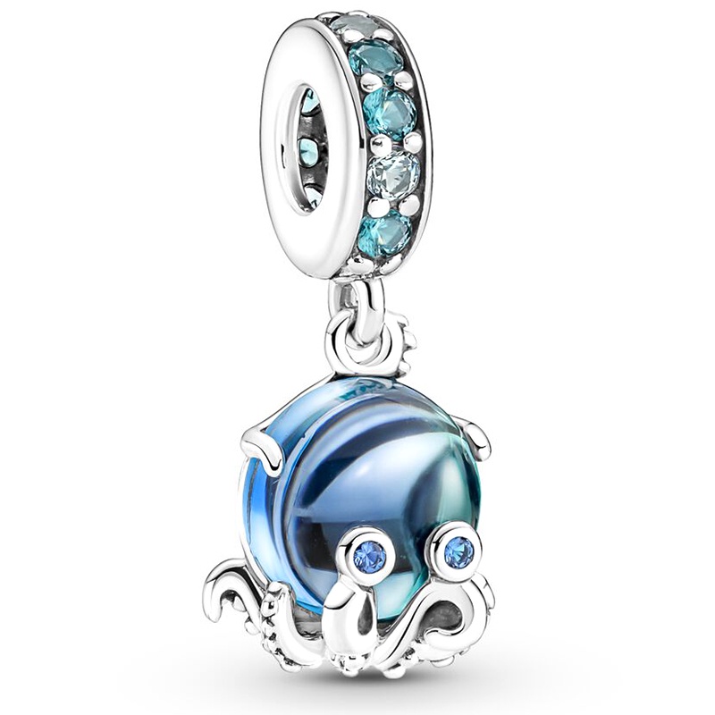 Hạt Charm Hình Bạch Tuộc / Vịt / Vương Miện / Nàng Tiên Cá Thời Trang Chất Lượng Cao Dành Cho