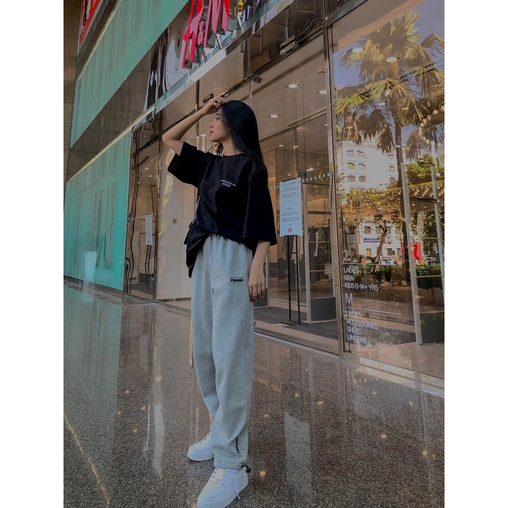 Quần dài nỉ bông dây rút 21pounds