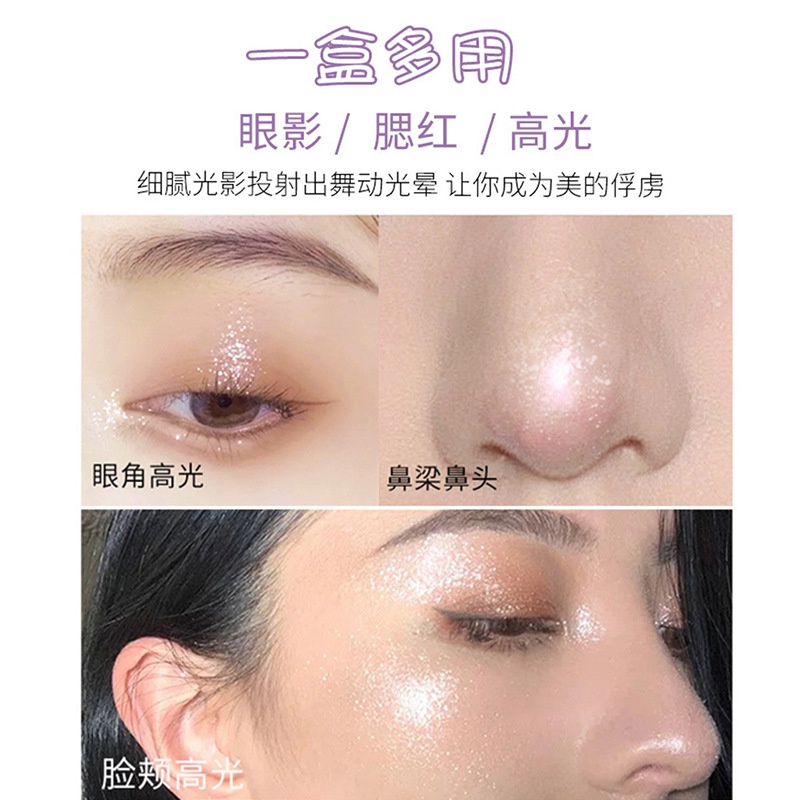 Bảng Phấn Mắt Màu Sắc Long Lanh Ánh Ngọc Trai Dành Cho Nữ