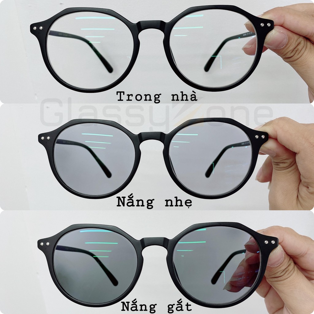 TRÒNG KÍNH CẬN, MẮT KÍNH CẬN ĐỔI MÀU KHI RA NẮNG THỜI TRANG CHỐNG TIA UV GLASSYZONE