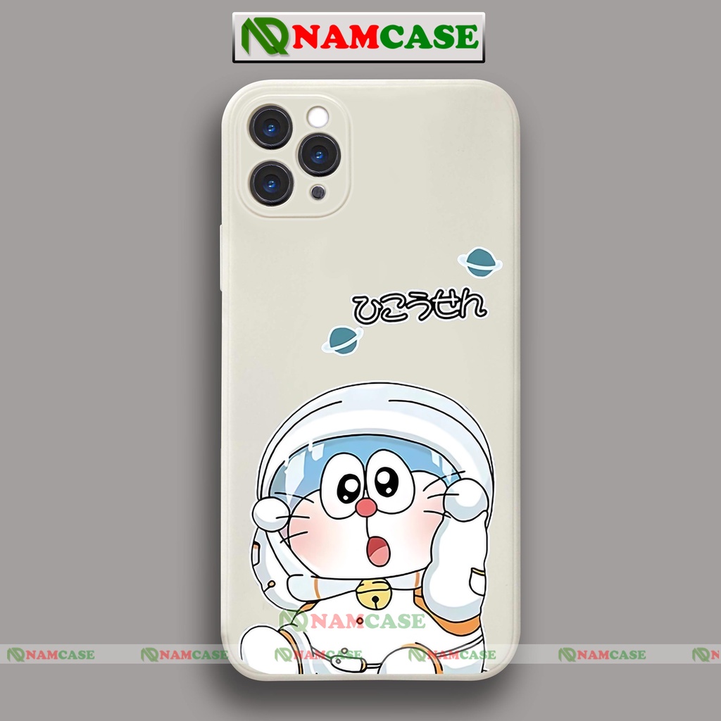 Ốp lưng iPhone cặp đôi hoạt hình Doraemon dễ thương đẹp cạnh viền vuông ip 6/6s/7/8/X/XS/XR/11/12/13/14 Pro Plus Max
