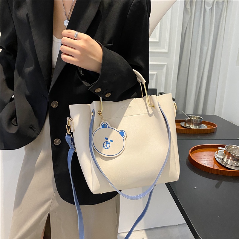 Túi tote Đeo Chéo Màu Trơn Cỡ Lớn Thời Trang Mới 2022 Gylb1355